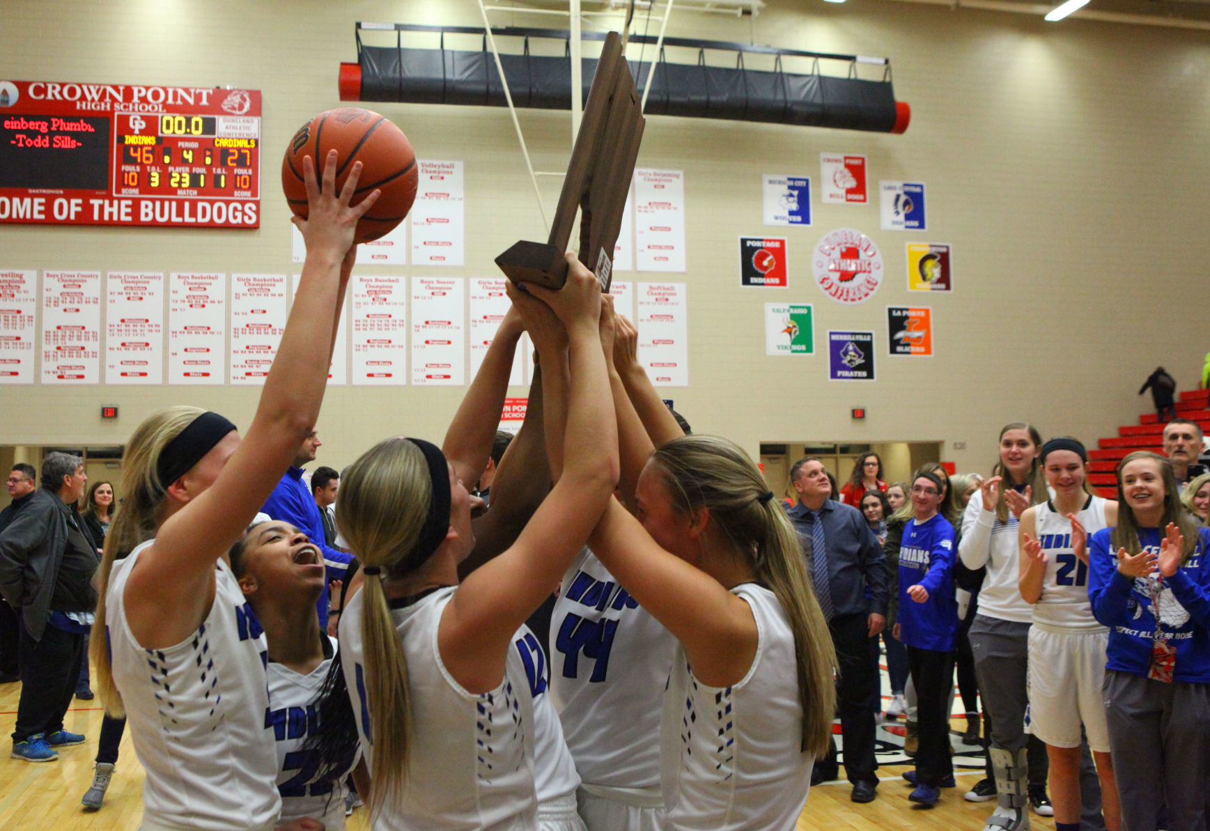 Gallery: Girls Basketball Sectional Finals - E.C. Central vs. Lake Central